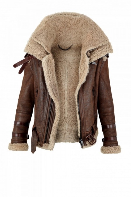burberry shearling jacket mens
